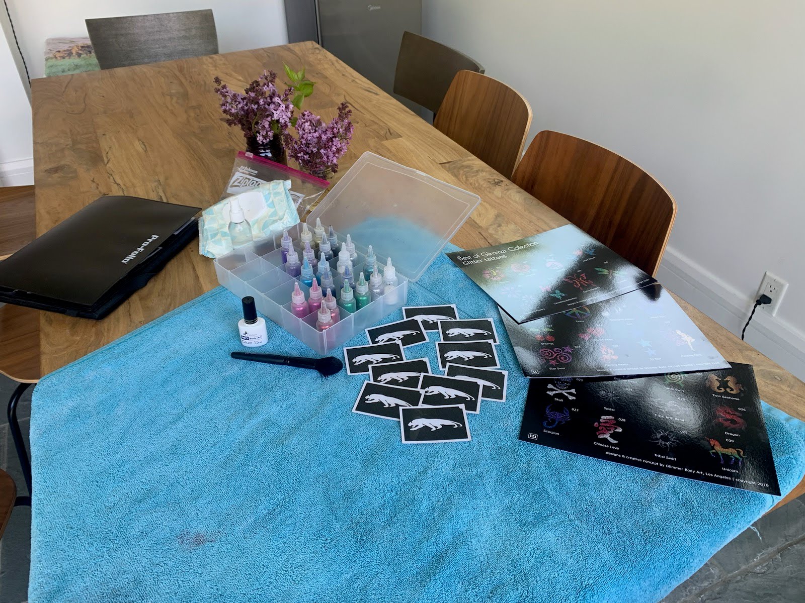 Santa Barbara Glitter Tattoos by Santa Barbara Face Painting